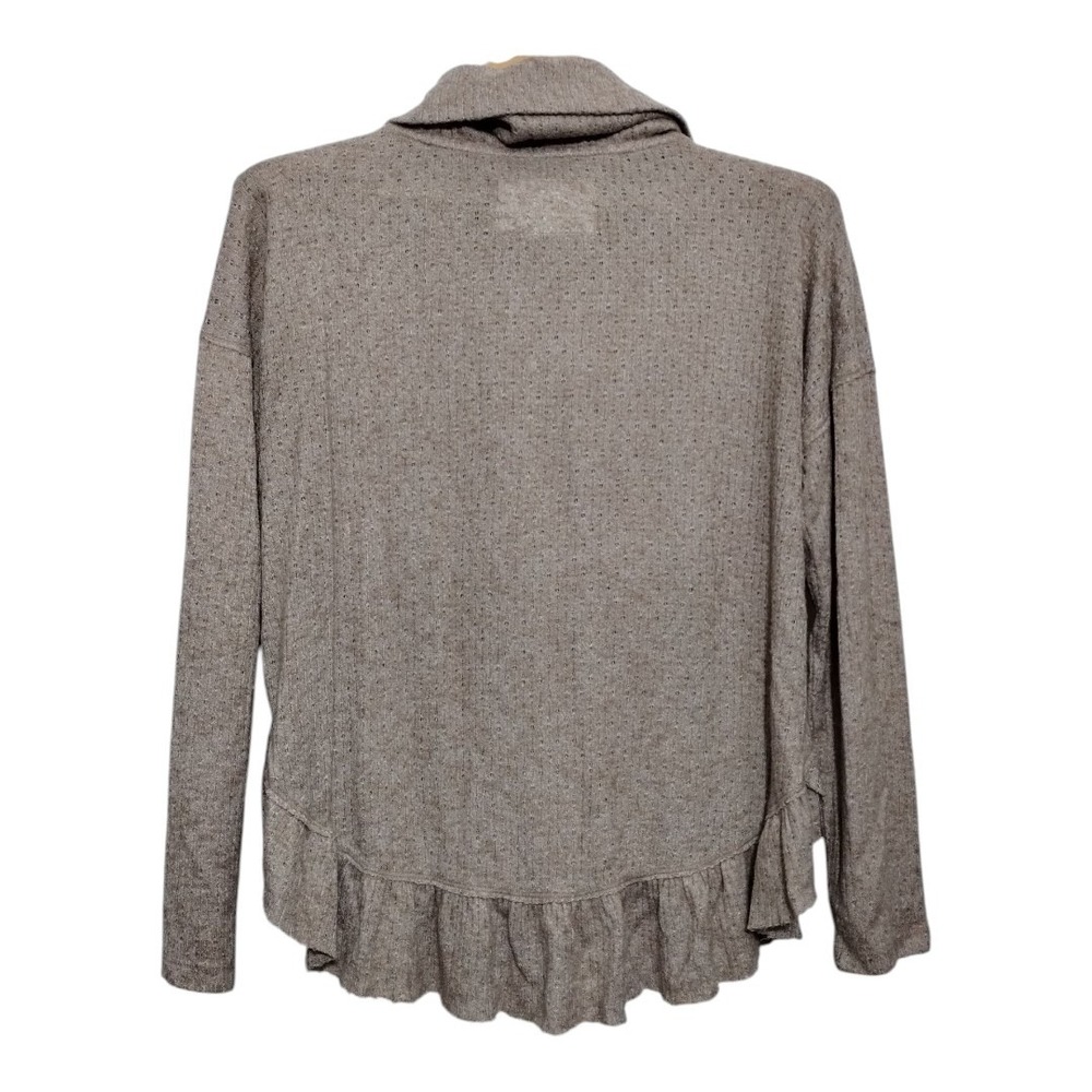 Maeve By Anthropologie Addie Ruffled Pullover Cowl Neck Sweater Womens M Bobo - Picture 3 of 6